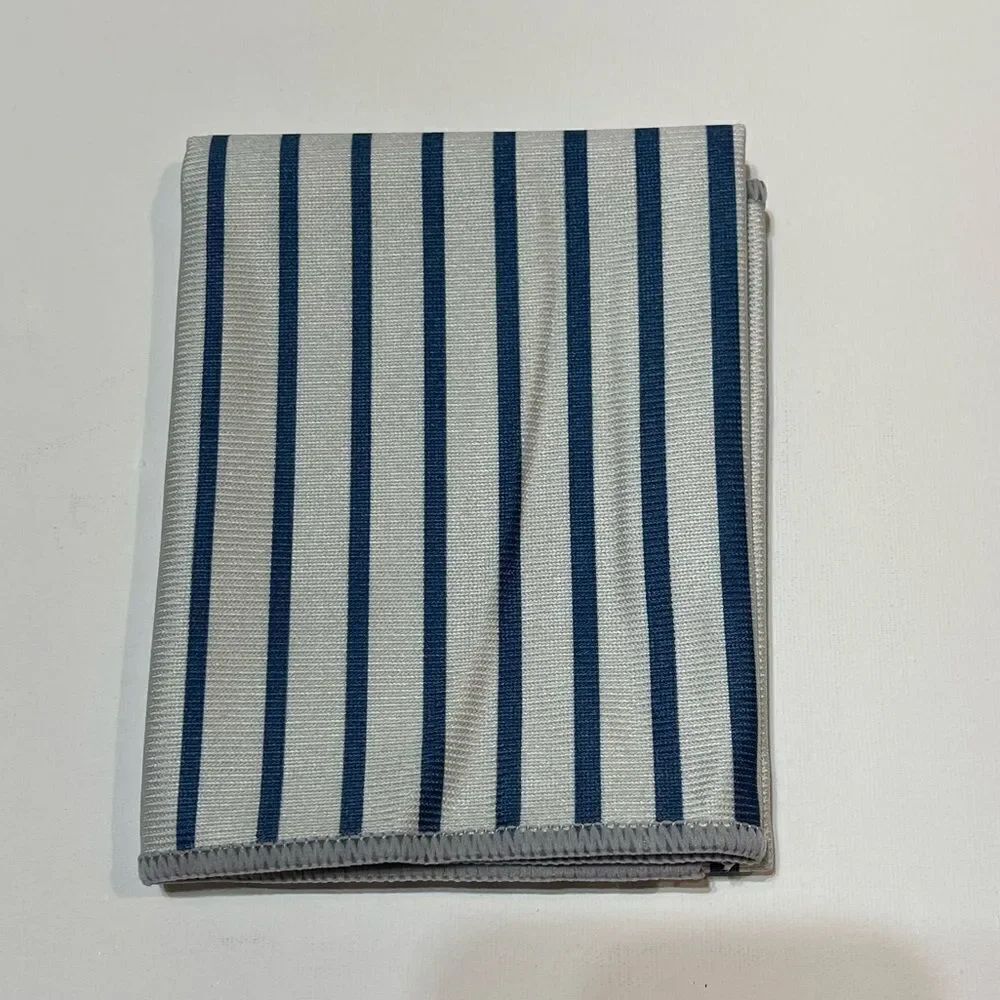 Norwex Window Cloth Blue Stripe NWOT